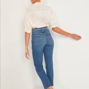 High waisted straight jeans Old Navy